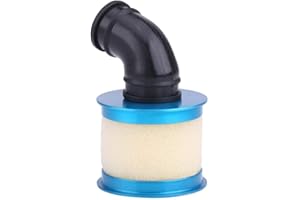 DILWE Filtre à air de RC voiture, en éponge aluminium Filtre à air de 1/10 RC voiture Accessoire pour HSP 94122/188 voiture(Bleu)