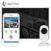 Ideanext Wireless 720P High Definition IP Network Video Monitoring Camera Security Surveillance Monitor Supports Microsd DVR Night Vision Record Video Two-way Audio, Motion Detection, Remote Internet Viewing for iPhone, iPad, Android Smartphone or PC (1501)