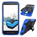 Chevron Motorola Moto E3 Power / Motorola Moto E (3rd gen), Moto E3 Tough Hybrid Armor Back Cover Case with Kickstand (Blue) RS.249.00