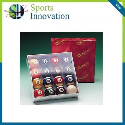 Spots and Stripes Pool Ball Set - 16 Balls - Size Options Available (1.5/8")