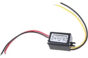 AYPOHU Convertisseur DC5 V vers 3 V 1 A 3 W Convertisseur abaisseur de tension réducteur étanche pour voiture camion