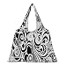 Snoogg Dark Side Bright Womens Jhola Shape Tote Bag RS.199.00