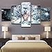 Produktbild LAKHAFZY Rahmenlos Painting Picture Modern 5 Panel Alex Grey Decoration Canvas Art Wall for Living Room Kids Room
