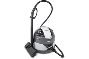 Polti Vaporetto Eco Pro 3.0, Limpiador a Vapor con Caldera y Tapa de Seguridad, Potencia Máxima de la Caldera 2000 W, Depósito de 2 L, 9 Accesorios Incluidos, Made in Italy, Gris