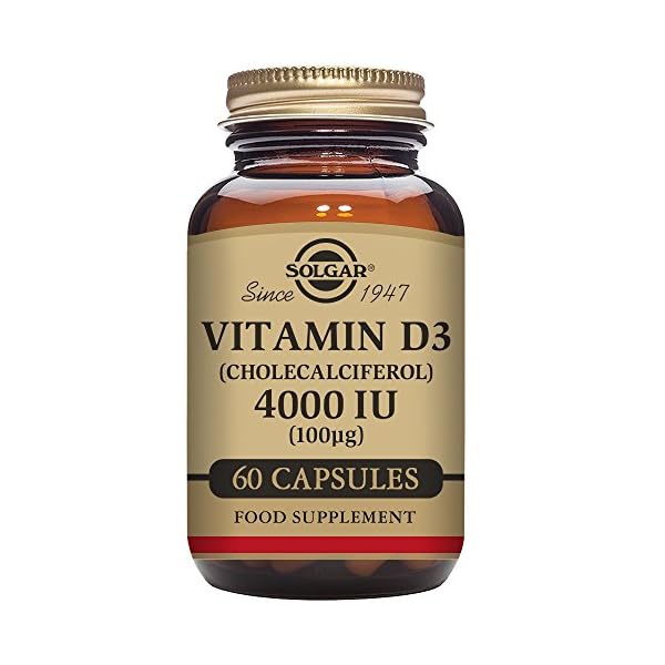 Solgar 100 mcg Vitamin D3 Vegetable Capsules - Pack of 60