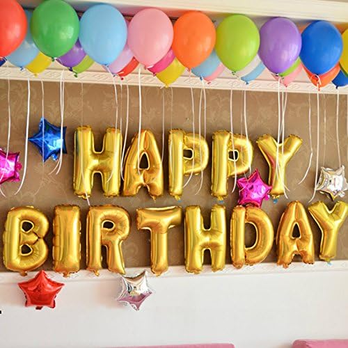 Takalao Gold 40" Letters A-Z Foil Balloons For Wedding Birthday &amp; Party Name-Non-float,need to be hung or stuck to the wall , 40 inch matt gold letters y