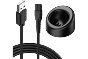 BOUGE Charger Dock Compatible with Manscaped Lawn Mower 3.0 2.0 The Weed Whacker Electric Groin Hair Trimmer, for Male Hygiene Clippers Razor Replacement Charging Dock Stand Power Adapter