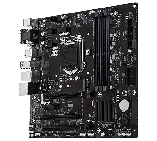 Preisvergleich Produktbild Gigabyte GA-Q270M-D3H Mainboard schwarz