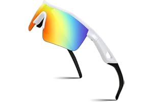 FEISEDY Kids Polarized Sunglasses TR90 Flexible Frame for Boys Girls Age 5-12 UV Protection Cycling Cricket Sports Glasses B2454