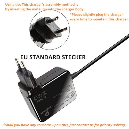 POWERILLEX 65W Ladekabel für Lenovo Yoga 710 (11″ 14″ 15″), Flex4 (14″ 15″), Ideapad 110 310 510 510S 710S (13″ 14″ 15″ 17″) ThinkPad N22 Chromebook 100s mit 5.5FT Netzkabel - 5