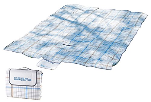 PEARL Wasserdichte XXL-Picknick-Decke aus Fleece, 2,5 x 2 m