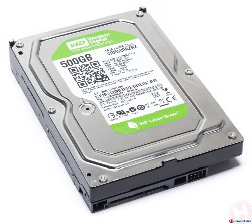Western Digital Caviar Green - Disco duro interno de 500 GB (Serial ATA, 3.5