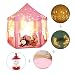 Produktbild Outdoor Indoor Princess Castle spielen Zelte Tipi Shayson großen Spielhaus Kinder mit warmen weichen Decke Lächeln Zelt Licht, 40 kleine Sterne leuchten, 6 Mitte hängen Sterne Led Licht, 6 große Hang-Star Led-Licht für Fee Prinzessin Schloss Zelt, neuestes Design, Extra große Festsaal (Zelt-Serie)