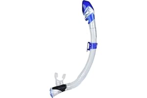 SEAC Fast Tech Dry Tubas de plongée pour Hommes, TR./Blue, Taille Unique