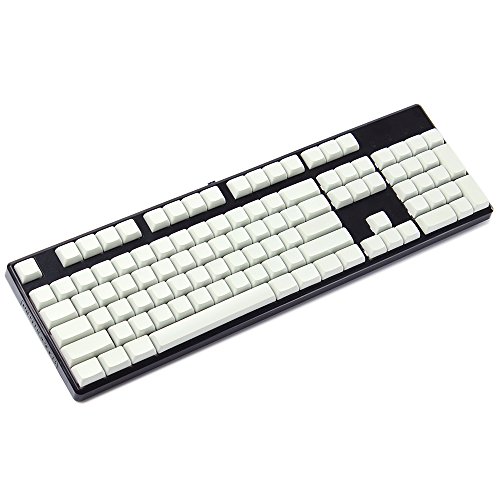 XDA 142 Key Full Set Keyset Blank Similar to DSA for MX Mechanical Keyboard Steelseries Ergo Filco Leopold Cosair Noppoo Planck (Light Gray)(Only Keycap)