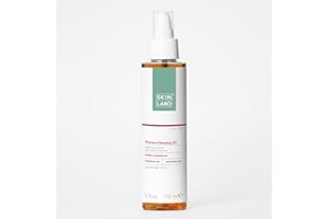 SKIN LABO SkinLabo - Olio Detergente Prezioso, Detergente e Struccante Riequilibrante, Elimina il Make-up più Resistente, con Olio di Mandorle Dolci e Olio di Avocado - 150 ml