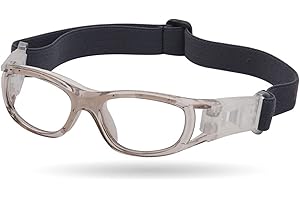 cigemay Occhiali per Bambini, Accessori per Occhiali da Basket Regolabili da Calcio per Adolescenti, naselli in Silicone Super Morbidi, per Bambini dai 5 ai 15 Anni