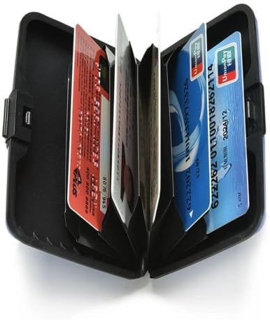 Stylish Design 6 Credit Cards Holder Protector Guard Hard Case Travel Wallet (Material: Aluminium Alloy)