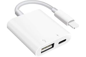 SUNTRSI USB OTG Adapter for i-Phone i-Pad, USB Camera Adapter with Charging Port, i-Pad to USB 3.0 Adapter, Plug and Play, Support Card Reader, USB Flash Drive, Keyboard, Game Controller, Mouse