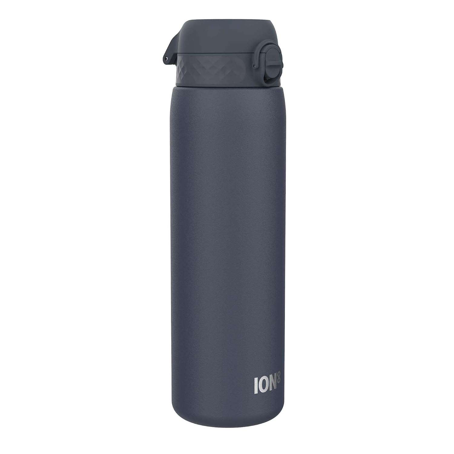 ION8 1 Liter Lichtgewicht Stalen Waterfles, Zonder Isolatie, Lekvrij, Makkelijk te Openen, Veilige Vergrendeling, Draaghendel, Vaatwasserbestendig, Duurzame, 1200ml (40oz), Asmarine