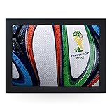 Superficie fácil de limpiar. Copa Mundial de la FIFA balón. Alta calidad puf de Botánica. l0188 (negro)