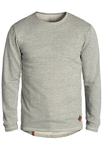 Redefined Rebel Matthew - Pull en Maille - Homme, Taille:M, Couleur:Grey Mel.