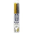 DOMS Metallist Series Metallic Brush Pen | 2 Shades (Gold & Silver) | Super Soft Tip | Ideal for Modern Calligraphy & Decorative Writing