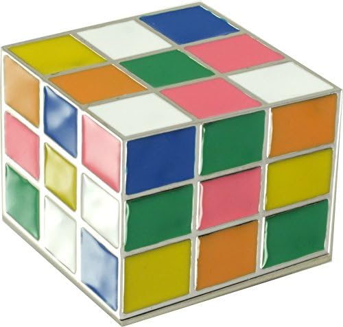 Retro Belt Buckle- Rubicks Cube