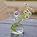 Produktbild OTOTRIC Hanging Terrarium Glass Angel Clear Glass Wall Hanging Vase Bottle for Plant Flower Decorations