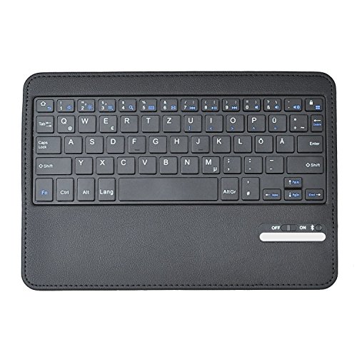 Samsung Galaxy Tab S2 T719 Bluetooth Tastatur [QWERTZ Tastatur]- IVSO mit Standfunction , Abnehmbare Wireless Bluetooth Tastatur Schutzhülle NUR geeignet für Samsung Galaxy Tab S2 T719 20,31 cm (8 Zoll) Tablet-PC, Schwarz - 6