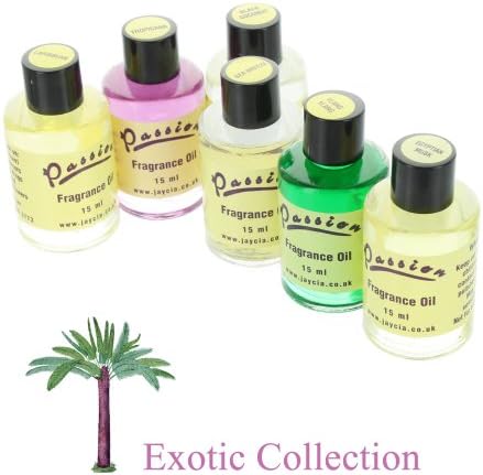 Passion Fragrance Oil 15ml Collection (6 x 15ml oils) - Exotic