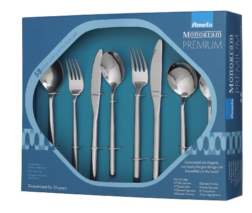Amefa Modern Premium Carlton Cutlery Set, Set of 58