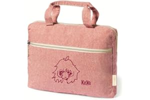 KEKA Bolso portadocumentos A4 con cremallera, Maletín viaje mujer, juvenil, niña, estudiantes, profesoras, opositor