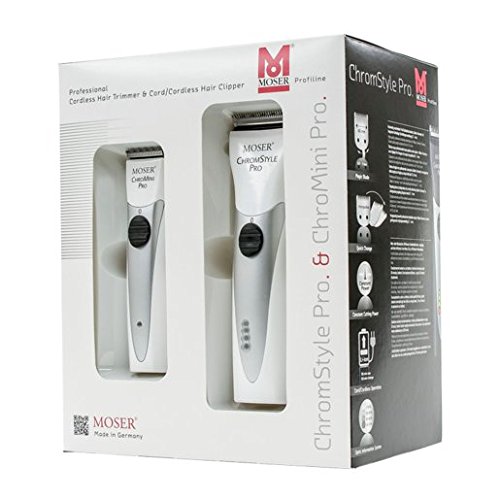 MOSER PACK CHROMSTYLE + CHROMINI BLANCA