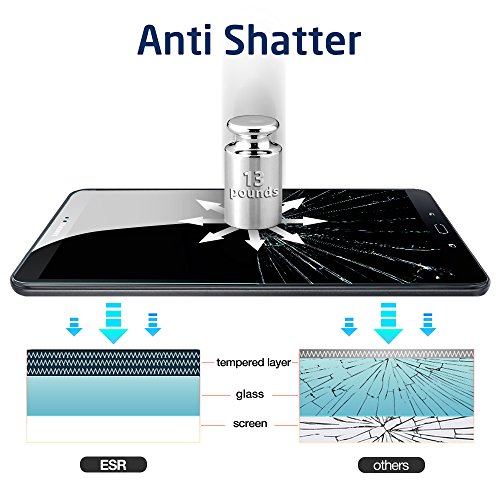 2 X Samsung Galaxy Tab A 10.1 Schutzfolie, ESR® Tempered Glas Folie Panzerglas Displayschutz Folie für Samsung Galaxy Tab A 10.1 2016 T580/T580N - 3