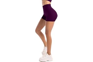 Walifrey Radlerhose Damen Kurze High Waist Shorts，Sporthose Damen Blickdicht Shorts Sommer für Yoga