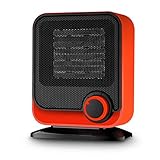 El calentador es fácil de mover y transportar, lo que lo hace ideal para usar en casa o en la oficina. Colóquelo en una mesa cerca de usted o en el piso para calentarlo mientras trabaja, lee o mira la televisión.