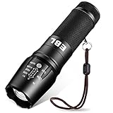 EBL Superhell 1200 Lumen Taschenlampe mit einstellbarem Fokus und 5 Leuchtungsmo