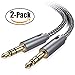 Produktbild Aux Kabel, Snowkids [2 Stück, 1.2m] 3.5mm Audio Kabel, Lebenslange Garantieserie Klinkenkabel für Kopfhörer iPhone iPod iPad, Echo dot, Heim/KFZ Stereoanlagen, Smartphones,MP3 Player und mehr(Greu)