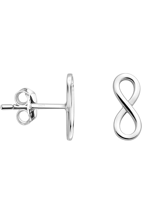 Boucle Oreille Indien Boucles D'oreilles Femme SOFIA MILANI - Boucles D'Oreilles Pour Femme En Argent 925 - Bicolore - Plaqué Or - Avec Pierre De Zircon - Clou D'Oreille En Forme De