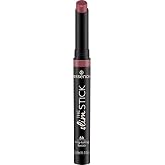 essence The slim stick, ruj, No. 105, mor, uzun &ouml;m&uuml;rl&uuml;, besleyici, ekspres sonu&ccedil;, yoğun renkli, mat, vegan, parf&uuml;m, alkol, pa