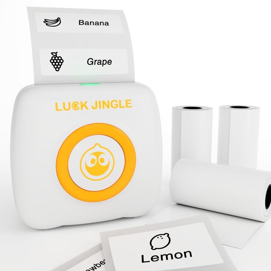 SEZNIK Portable Inkless 2 inch (58 mm) Mini Thermal Printer for Business,Students,Travel | USB, Bluetooth Compatible with And