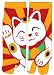 Produktbild Samurai market Japanische Zehensocken Manekineko Winkekatze Unisex Größe 34-48 Samurai Socken