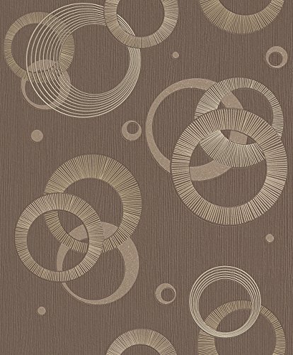 Rasch 2015 Plaisir - Papel pintado para pared, diseño retro, color ma