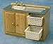Produktbild Puppen Häuser – Küche und SCULLERY – df937 – Einbauspüle mit Körbe