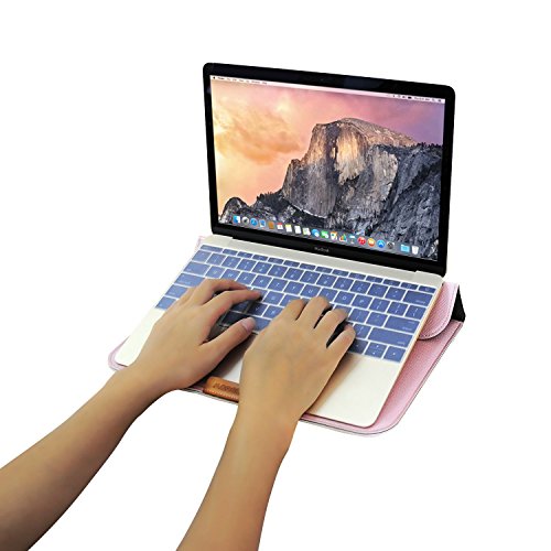 Morecoo Macbook 12 Zoll Laptop H  lle  Eine Hohe Qualit  t Tasche f  r Macbook Retina  12 Zoll  Rosa 