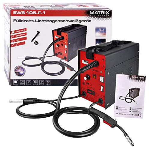 Preisvergleich Produktbild MATRIX EWS 105-F-1 SCHWEIßGERÄT SCHWEISSGERÄT SCHUTZGASSCHWEIßANLAGE +DRAHTROLLE