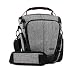 Produktbild DSLR Digitalkamera Kompakttasche (Grau) mit weicher, gepolsterter Innenholstertasche - Glatte Streamlined Form von USA GEAR - Für Canon EOS Rebel 1300D 1200D 700D 70D 80D Nikon D5300 D3300 D3400 und viele mehr
