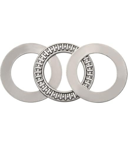 2 Cuscinetti A Rullini Assiali AXK0821 - Con 2 Rondelle, 8x21x2 Mm, In Acciaio GCr15, Per Macchine - Foto 10