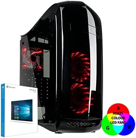 PALICOMP Gaming PC INTEL Coffee Lake Core i5 8400 2.8Ghz - 4Ghz Turbo 6 Core - 16GB DDR4 2133Mhz Crucial - 240GB SSD - 1TB Sata3 HDD - Windows 10 - Nvidia GTX1050 Ti 4GB Graphics - Home PC Gaming Desktop Low - CAS3